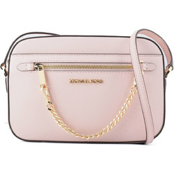 Michael Kors Γυναικεία Τσάντα Χιαστί από Δερματίνη Nude με Στενό Λουρί 35S1GTTC7L