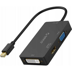 Orico Προσαρμογέας Μετατροπέας mini DisplayPort / HDMI / VGA male σε mini DisplayPort / HDMI / VGA female 1τμχ