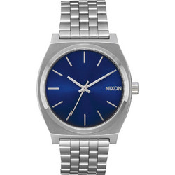 Nixon Time Teller Ανδρικό Ρολόι με Ασημί Μεταλλικό Μπρασελέ A045-1258-00