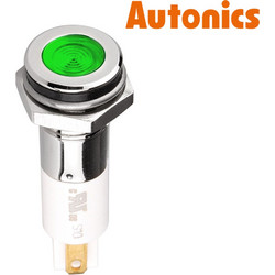 ΛΥΧΝΙΑ ΕΝΔΕΙΚΤΙΚΗ LED Φ10 24VDC ΠΡΑΣΙΝΗ ΜΕ FASTON H10F-24G AUTONICS