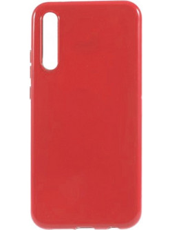 Huawei P20 Senso Flex Luxury Back Cover Case Metallic Red