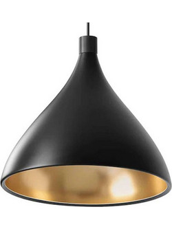 Pablo Designs Swell XL Single Φωτιστικό Οροφής Black-Brass 10593