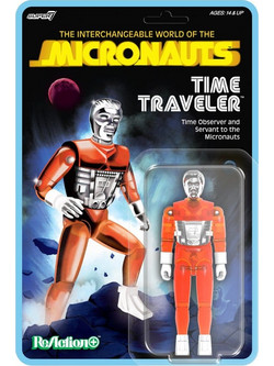 Super7 Micronauts ReAction+ Wave 04 Time Traveler Translucent Orange Φιγούρα