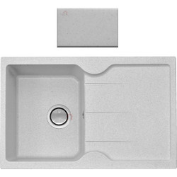 Crown Quadra Q-83 Ένθετος Νεροχύτης Γρανίτη 77x50cm