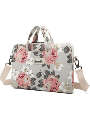 Canvaslife Briefcase MacBook Pro 15" White Rose