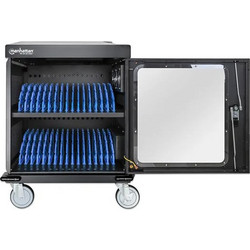 Manhattan Επιδαπέδια Καμπίνα Rack 38x28cm Μαύρο 180948