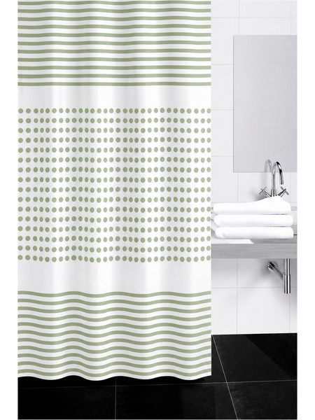 Click Κουρτίνα Μπάνιου Πλαστική Λαδί 180x180cm 6-65-560-0013