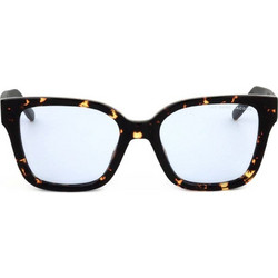 Marc Jacobs MARC 458/S 581/KU Γυναικεία Γυαλιά Ηλίου Τετράγωνα Κοκάλινα Μαύρα με Μπλε Polarized Φακό