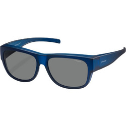 Polaroid Eyewear PLD9003/S M3Q/C3 Ανδρικά Γυαλιά Ηλίου Τετράγωνα Κοκάλινα Μπλε με Μαύρο Polarized Φακό