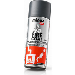 Minos Fire Coat Σπρέι Θερμοκρασίας Γκρι 400ml