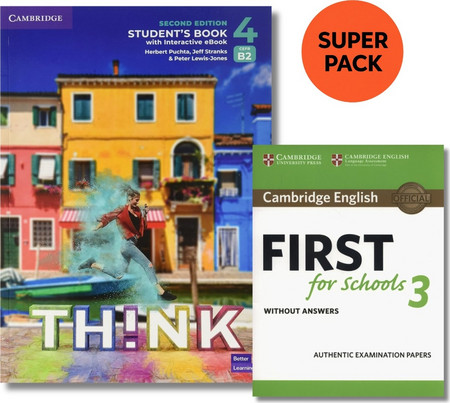 THINK 4 SUPER PACK 2 (SB + FIRST FOR SCHOOLS 3 + WORDLIST) 2ND ED