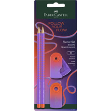 Faber Castell - Σετ Mολυβιών Grip Β, Flow, Punchy Melon 117019