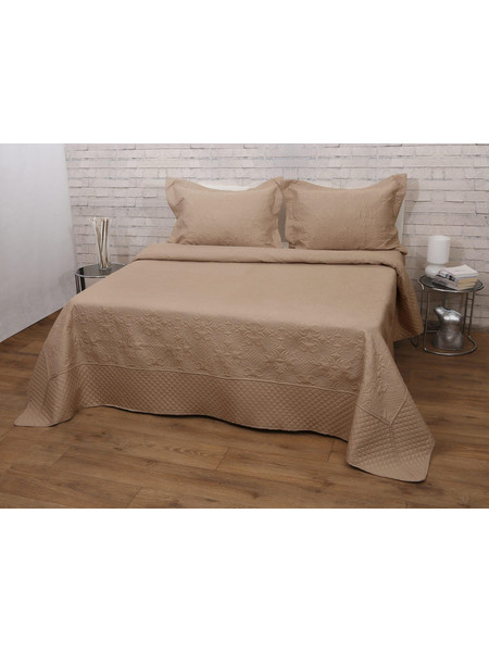 Anna Riska Σετ Κουβερτώριο Υπέρδιπλο 220x240 Olivia Beige