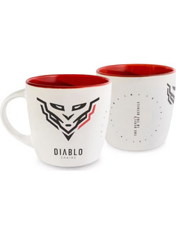Diablo Chairs Mug white and red - (1169)