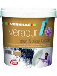 Vernilac Veradur Stain & Alkali Block Μονωτικό Aστάρι Νερού 0.75lt