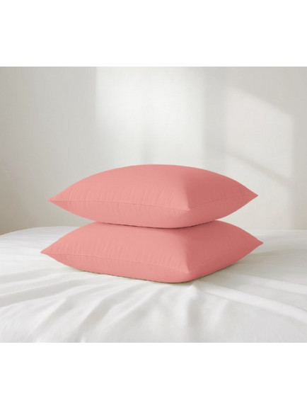 Μαξιλαροθήκες Μονόχρωμες Σχ.Rainbow 52x72cm poly/cotton 144 Κλωστών Amethyst Flamingo