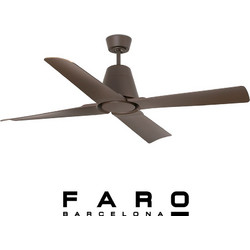 Faro Barcelona Typhoon 33490 Ανεμιστήρας Οροφής 130cm 31W με Φως Καφέ
