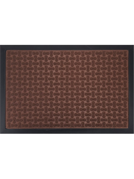 HOME USE πατάκι εισόδου HUH-0211, αντιολισθητικό, 60x40cm, 5mm πάχος, καφέ