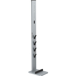 XAVAX - Stand Organizer Vacuum Cleaner - Black/Silver