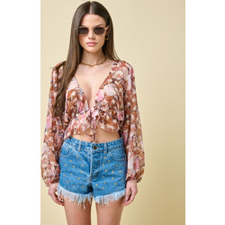 Project Soma Gorse jean shorts - blue