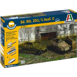 Italeri SD.KFZ 251/7 Pionierpanzerwagen Συναρμολογούμενο Πλαστικό Στατικό Μοντέλο 1:72