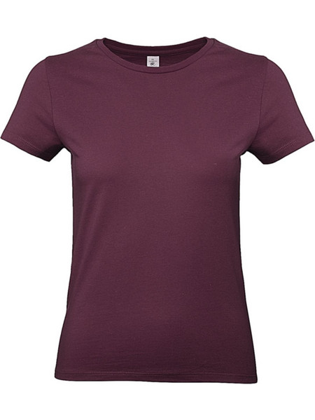 Γυναικειο T Shirt E190 B & C TW04T Burgundy