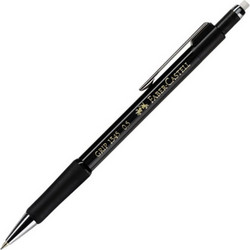 Faber-Castell Μηχανικό Μολύβι 0.5mm με Γόμα - Μαύρο (134599) (FAB134599)
