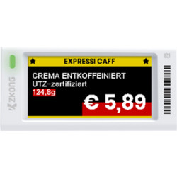 AI Smart Tag Zkong (ZKC21V-NE4) - 2.13'' EPD Graphic Screen - Λευκό ZKC21V-NE4