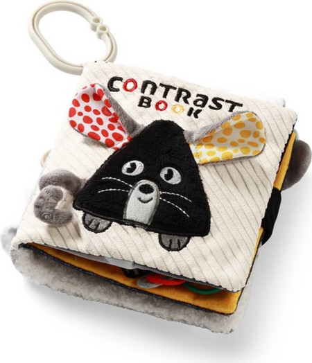 BabyOno Mouse εκπαιδευτικό βιβλίο δραστηριοτήτων με έντονα χρώματα 0m+ 1 τμχ