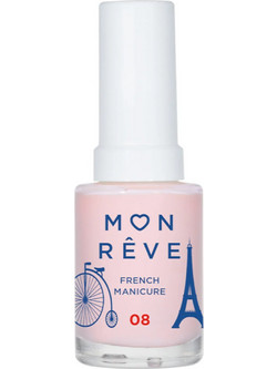 Mon Reve French Manicure Sheer 08 Rose Βερνίκι Νυχιών Μακράς Διαρκείας 13ml