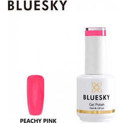 Bluesky Color UV Gel Peachy Pink Ημιμόνιμο Βερνίκι Νυχιών 15ml