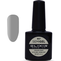 Elixir Semigel 807 Platinum Ημιμόνιμο Βερνίκι Νυχιών 8ml