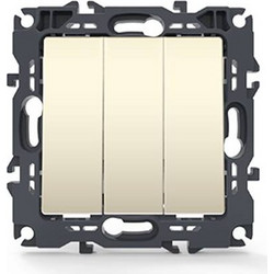 Aca Light PRIME ΔΙΑΚΟΠΤΗΣ ΤΡΙΠΛΟΣ ΑΠΛΟΣ ΜΕ ΒΙΔΑ ΠΛΑΣΤΙΚΟΣ ΙΒΟΥΑΡ 3P 10AX 250VAC IP20