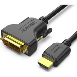 Benfei Καλώδιο HDMI to DVI 0.9m Black 1080P