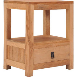 Κομοδίνο 40 x 30 x 50 εκ. από Μασίφ Ξύλο Teak