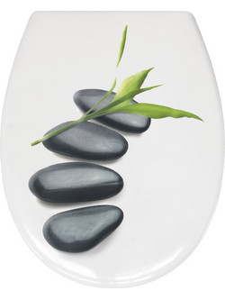 Safety Vision Zen Καπάκι Λεκάνης Οβάλ Πλαστικό Soft Close Πολύχρωμο 45x37cm 1825148075