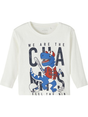 Name It Παιδικό T-Shirt Μακρυμάνικο Λευκό 13206637