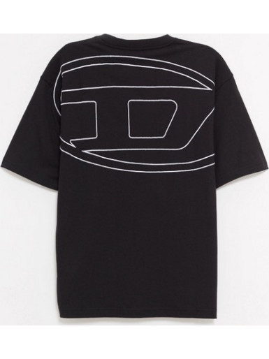 DIESEL | T-SHIRT RELAXED FIT | BLACK