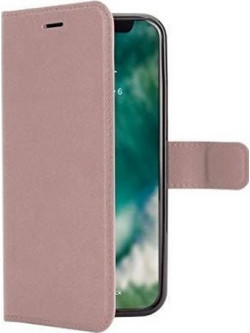 XQISIT Viskan Wallet Selection iPhone Xs Max σε Ροζ Ροζ Flip Wallet Δερματίνη, Σιλικόνη