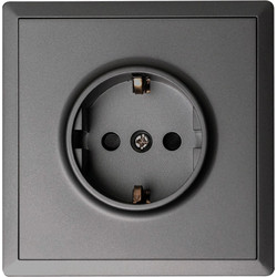 Πρίζα Σούκο 16Α /250V Ανθρακί Ματ LineMe Gena 50-00613-19