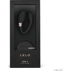 LELO Tiani 3 Διπλός Δονητής για Ζευγάρια με Τηλεχειριστήριο 8cm Μαύρος