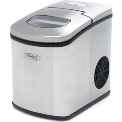 Ice Machine - 10-12kg/day - Bullet Cubes - Air Cooled - Silver