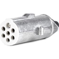 Amio - Πρίζα Κοτσαδόρου 24V 7PIN Type S Αλουμινίου Heavy Duty για Ασφαλή Σύνδεση & Καθημερινή Χρήση - 1 Τεμ. (04791/AM)