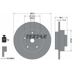 Textar Δισκόπλακα - 92232603