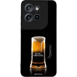Sonique Men's Edition Θήκη με Σχέδιο «One Beer, Please» (Motorola Edge 50 Neo 5G / Edge 60 Neo 5G)
