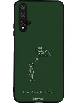 Sonique Men's Edition Θήκη (Honor 20 / Nova 5T) με Σχέδιο «Never Alone»