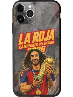 Θήκη La Roja Campeones del Mundo - Marc Cucurella iPhone 11 Pro Max Groove TPU (Tempered Glass και TPU)