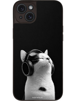 Sonique Men's Edition Θήκη Audio Kitten White (iPhone 15 Plus)