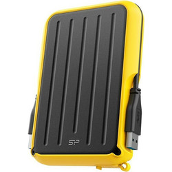 Silicon Power Armor A66 1TB Εξωτερικός Σκληρός Δίσκος HDD 2.5" USB-C Black Yellow