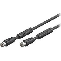 Good Connections Καλώδιο Κεραίας Coax male - Coax female Μαύρο 10m 1τμχ